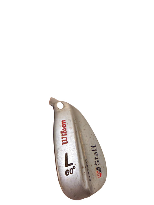 RH Wilson Staff Forged Dyna-Powered 60* Lob Wedge-FatShaft Steel-DriTac Grip