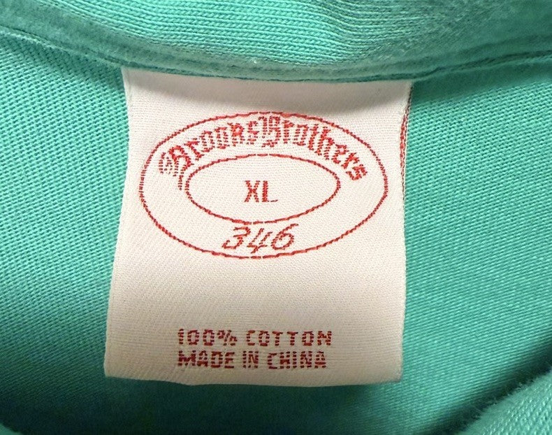 Brooks Brothers Polo Shirt Mens XL Performance 346 Original Golf Green