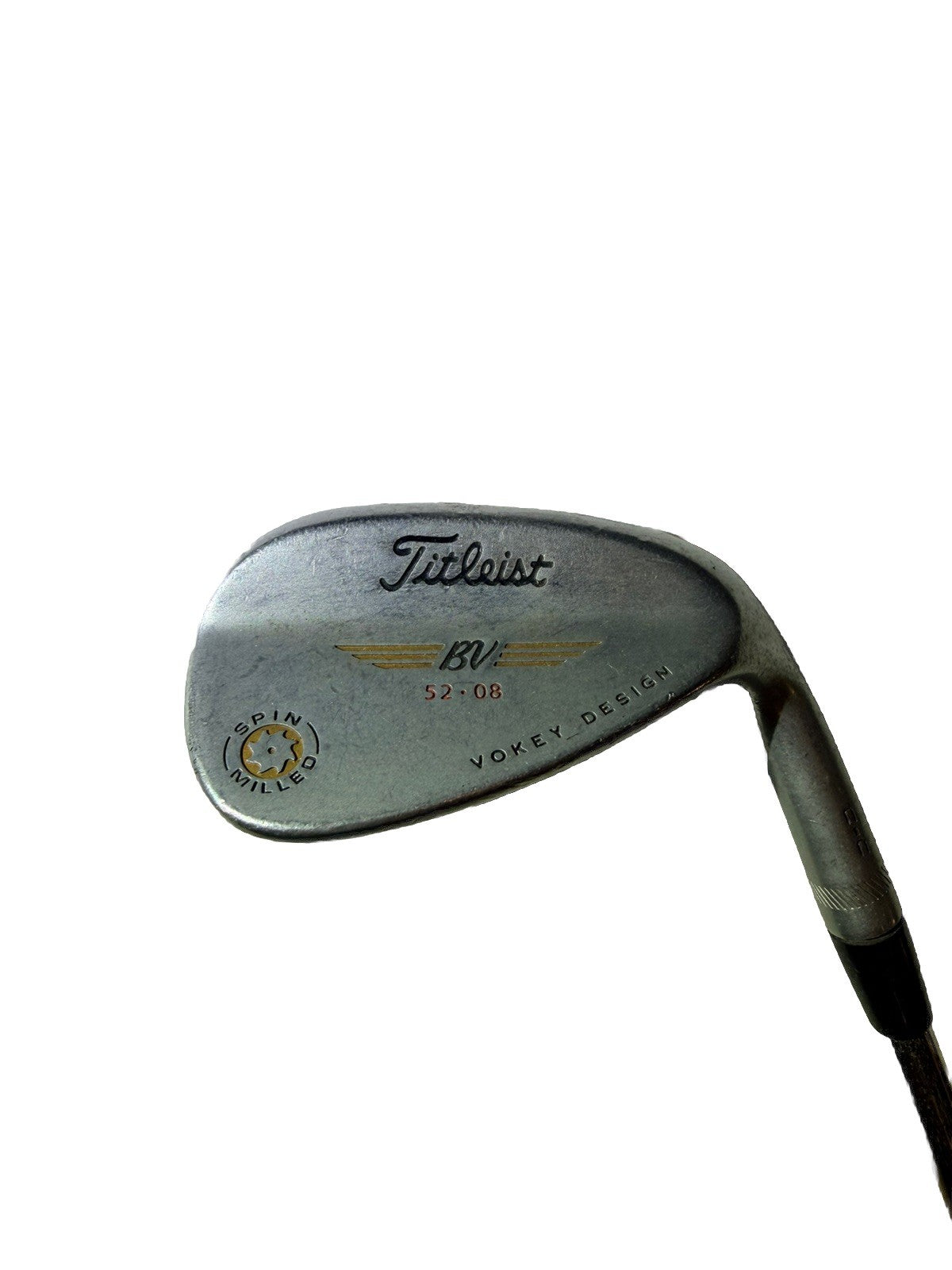 Titleist Bv Vokey Design 52-08 52* Wedge Wedge Flex Shaft RH Spin Milled