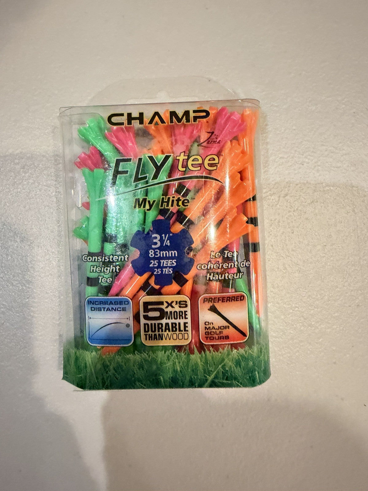 Golf Tee and Divot Repair Tip,pride Tees,champ Fly Tees 75 Tees In Total