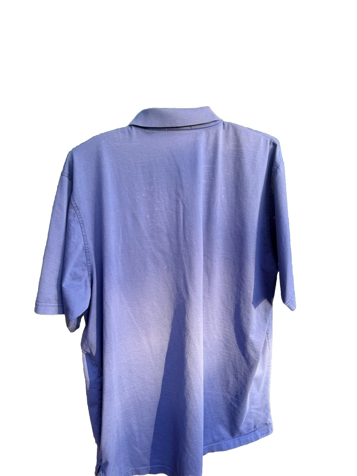 Peter Millar Hiwan GC Short Sleeve Golf Polo Shirt Men's L Solid Blue