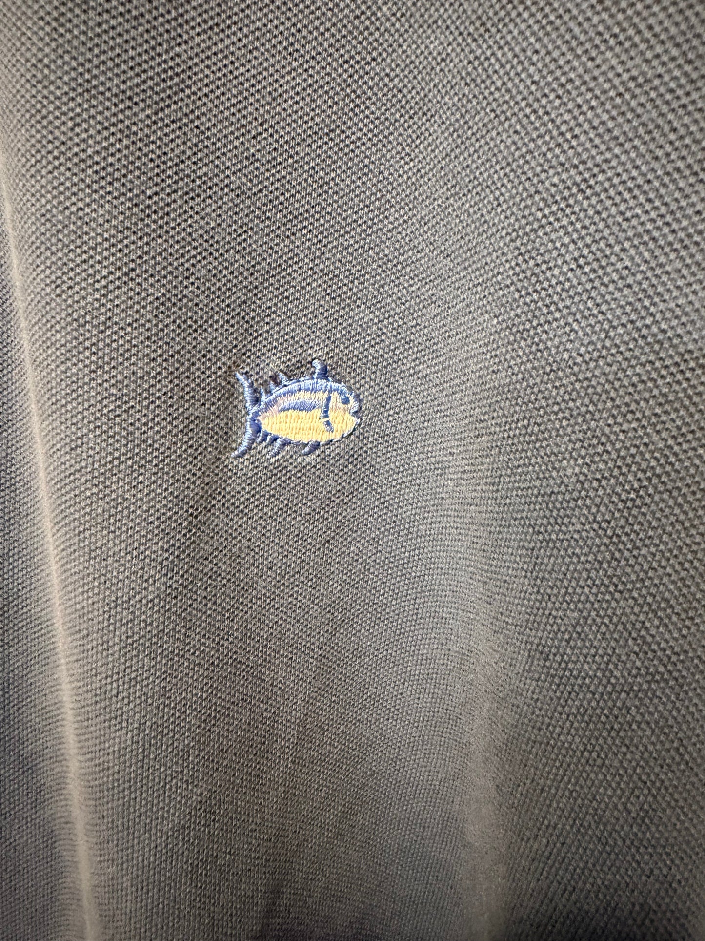 Southern Tide Polo Shirt Mens Large Blue Cotton Skipjack Casual Golf Shirt