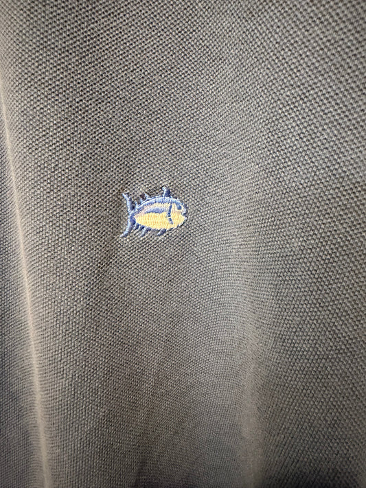 Southern Tide Polo Shirt Mens Large Blue Cotton Skipjack Casual Golf Shirt