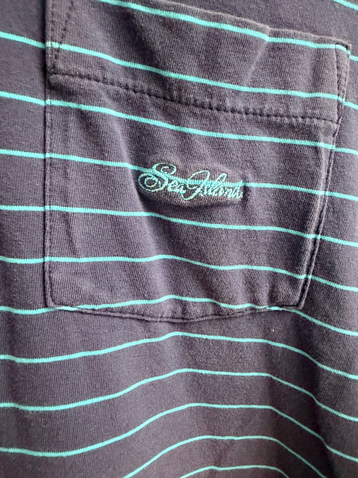 Peter Millar Shirt Mens XL Seaside Wash Polo Stretch Striped Blue