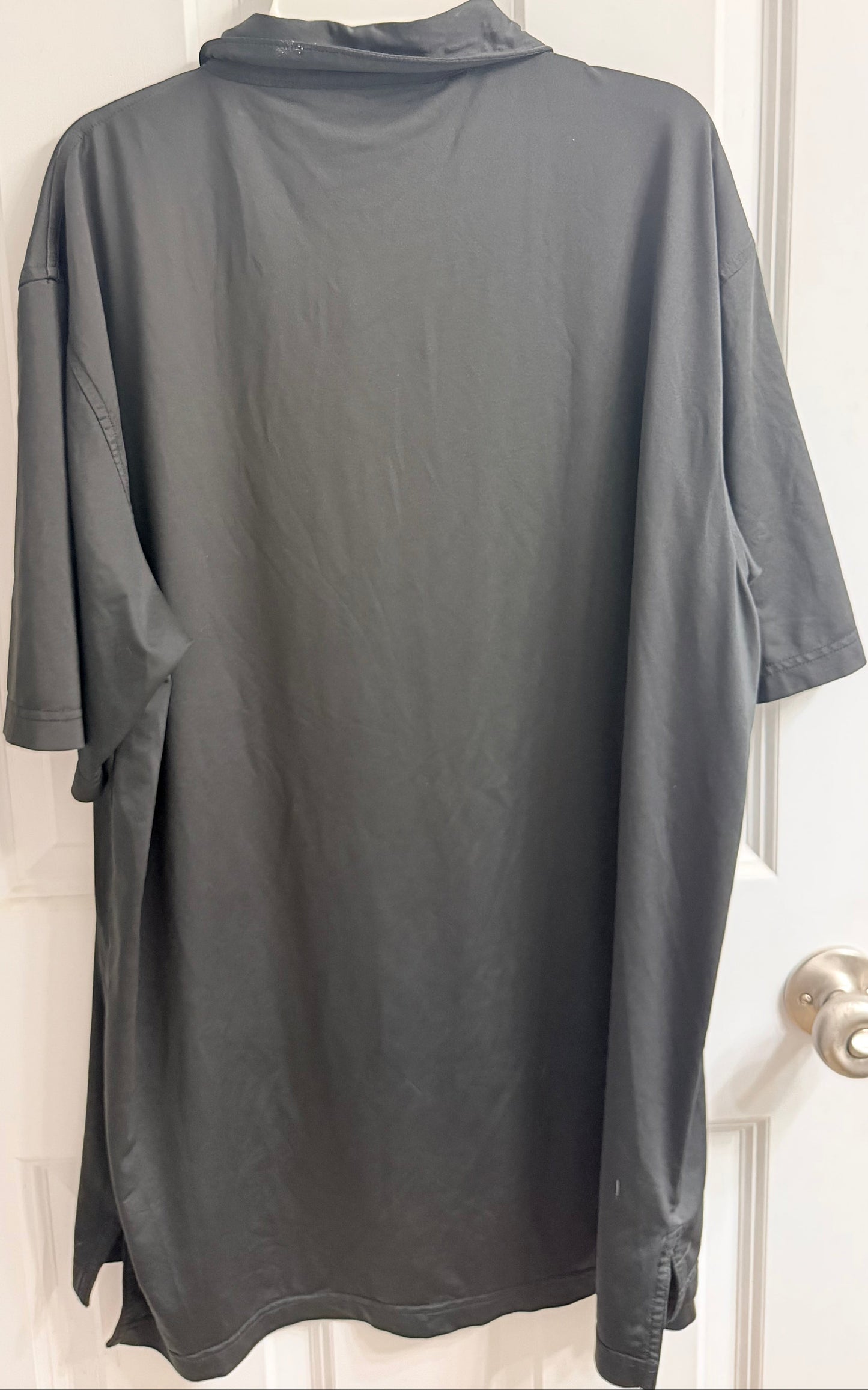 Peter Millar "Summer Comfort" Polo Shirt Men's Medium Black Short Sleeve Stretch