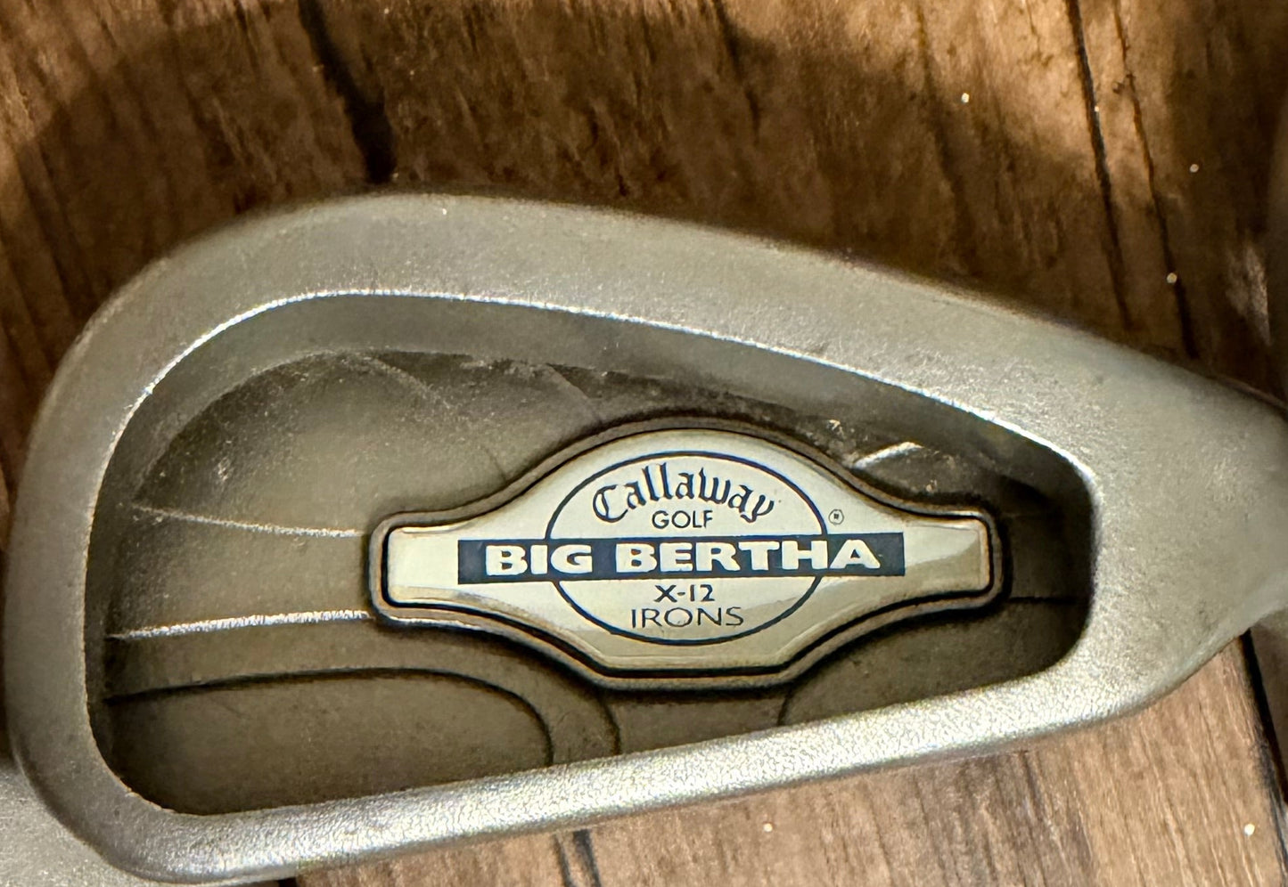 Callaway Big Bertha X-12 Iron Set 3-PW - RCH96 Graphite Shafts Firm Flex