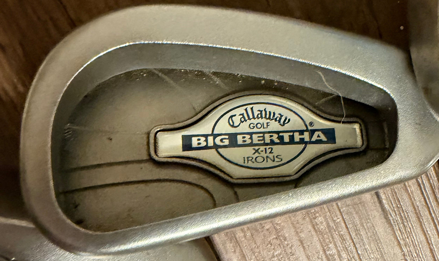 Callaway Big Bertha X-12 Iron Set 3-PW - RCH96 Graphite Shafts Firm Flex