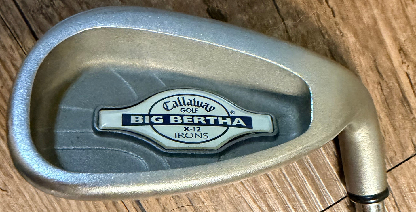 Callaway Big Bertha X-12 Iron Set 3-PW - RCH96 Graphite Shafts Firm Flex